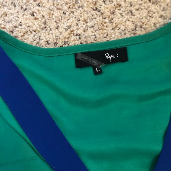 Blue and Green Dress - Picture 5 of 5